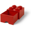 Room Copenhagen LEGO Brick Drawer 4 rot (rot)