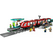LEGO 60423 City Straenbahn mit Haltestelle