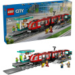 LEGO 60423 City Straenbahn mit Haltestelle