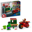 LEGO 76287 Marvel Super Heroes Iron Man mit Bike und der Hulk
