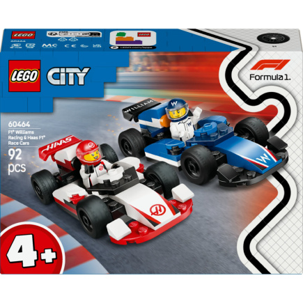 LEGO 60464 City F1 Williams Racing und Haas F1 Rennautos