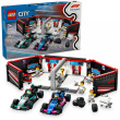 LEGO 60444 City F1 Garage mit Mercedes-AMG & Alpine Rennautos