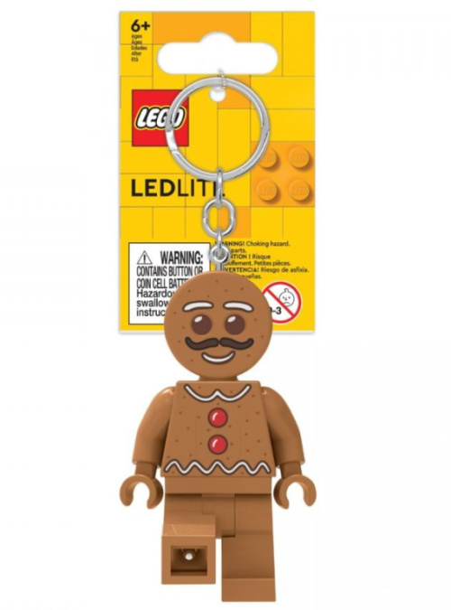 LEGO Gingerbread Man Keychain Light