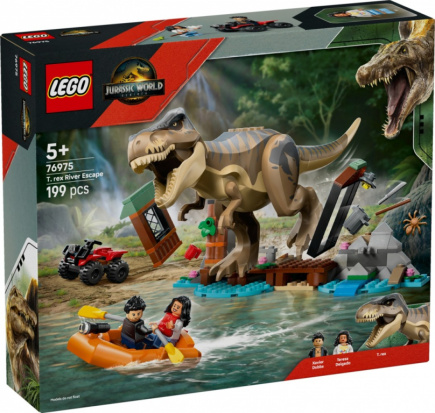 LEGO Bricks Jurassix World 76975 T. rex River Escape