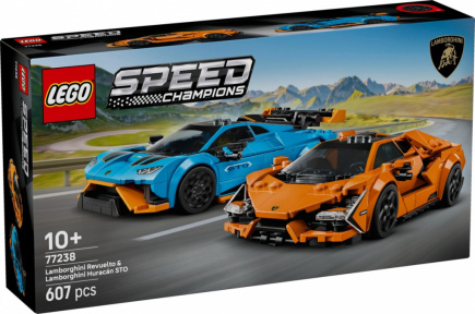 LEGO Speed Champions 77238 Lamborghini Revuelto & Huracan STO