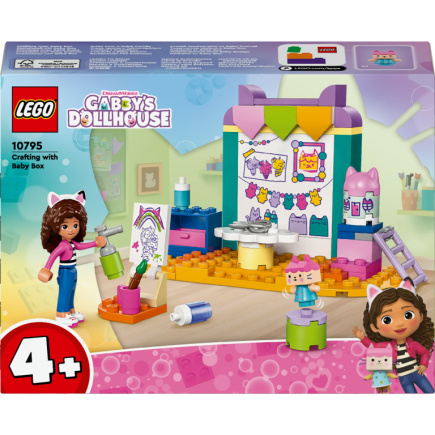 LEGO 10795 Gabby's Dollhouse Bastelspa mit Baby Box