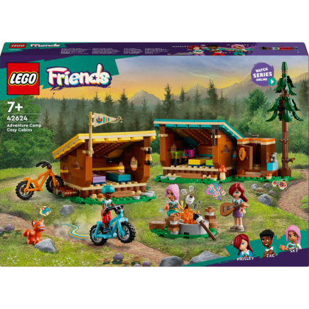 LEGO 42624 Friends Gemtliche Htten im Abenteuercamp