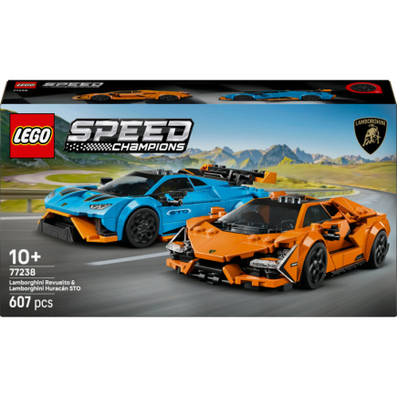 LEGO Speed Champions Lamborghini Revuelto und Huracán STO 77238