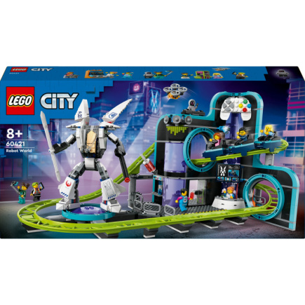 LEGO 60421 City Achterbahn mit Roboter-Mech