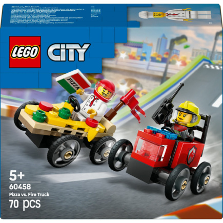 LEGO 60458 City Pizzalieferwagen vs. Lschauto