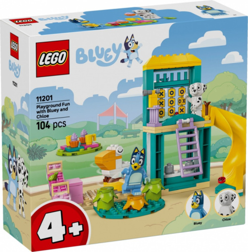 LEGO Bricks Bluey 11201 Playground Fun with Blue and Chloe