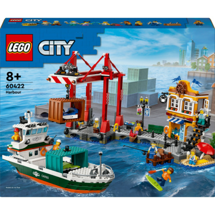 LEGO 60422 City Hafen mit Frachtschiff