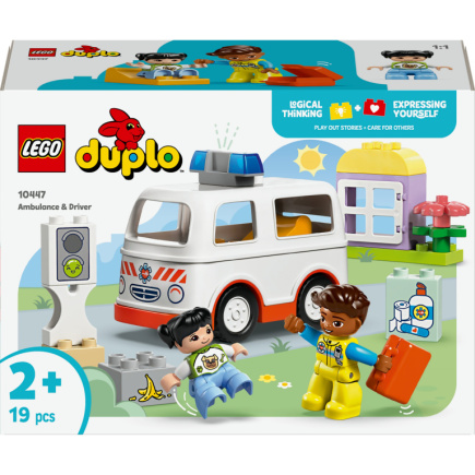 LEGO 10447 DUPLO Town Rettungswagen mit Fahrer
