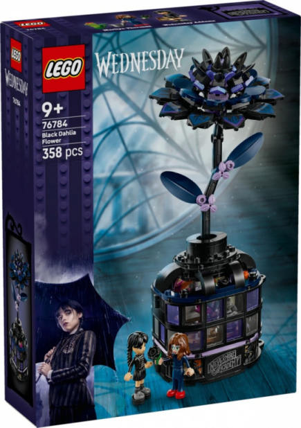 LEGO Wednesday Black Dahlia Flower