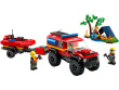 LEGO CITY 60412 4X4 FIRE TRUCK WITH RESCUE BOAT