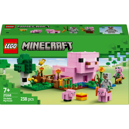 LEGO 21268 Minecraft Das Babyschwein-Haus