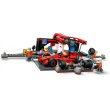 LEGO 60443 City F1 Boxenstopp mit Boxencrew und Ferrari Flitzer