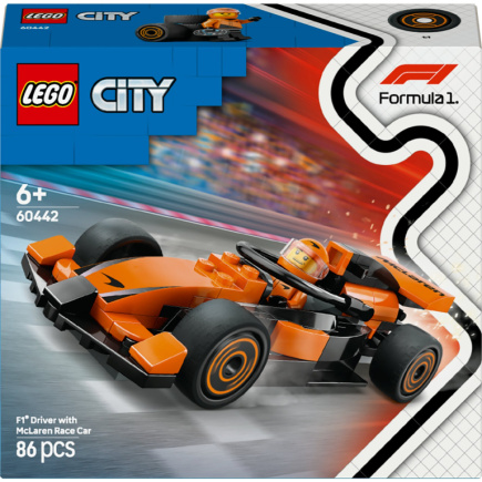 LEGO 60442 City F1 Rennfahrer mit McLaren Rennauto