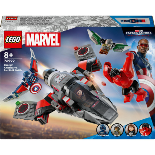 LEGO 76292 Marvel Super Heroes Showdown zwischen Captain America und Red Hulk