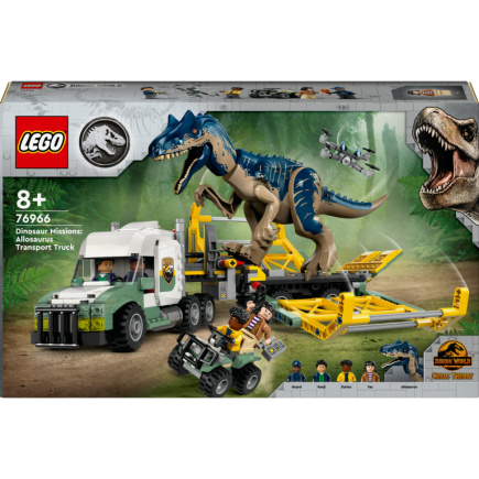 LEGO 76966 Jurassic World Dinosaurier-Missionen: Allosaurus-Transporter
