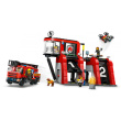 LEGO City Feuerwehrstation mit Drehleiterfahrzeug 60414
