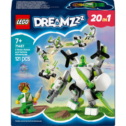 LEGO 71487 DREAMZzz Z-Blob's Roboter- und Fahrzeugabenteuer