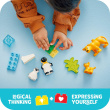 LEGO 10442 DUPLO Town Wildtier-Familien: Pinguine und Lwen