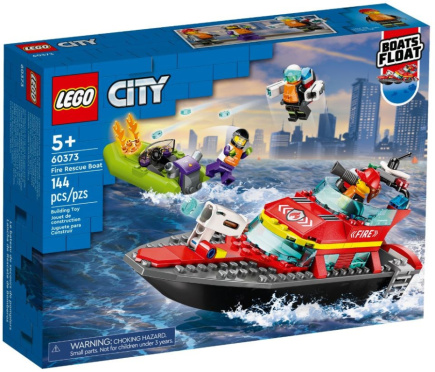 LEGO CITY 60373 FIRE RESCUE BOAT