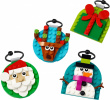 LEGO Bricks Iconic 40744 Christmas Ornament Selection