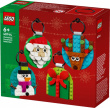 LEGO Bricks Iconic 40744 Christmas Ornament Selection