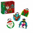 LEGO Bricks Iconic 40744 Christmas Ornament Selection
