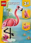 LEGO Klocki Creator 31170 Dzikie zwierzÄta: rĂłĹźowy flaming