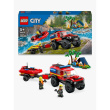 LEGO City Feuerwehrgeländewagen mit Rettungsboot 60412