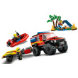 LEGO City Feuerwehrgeländewagen mit Rettungsboot 60412
