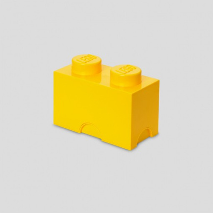 Room Copenhagen LEGO Storage Brick 2 gelb (gelb)