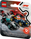 LEGO Bricks Minifigures 71049 F1 Collectible Race Car (display 36 pcs)