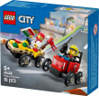 LEGO City 60458 Pizza vs. Fire Truck Race Car Pack