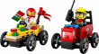 LEGO City 60458 Pizza vs. Fire Truck Race Car Pack