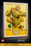 LEGO Bricks ART 31215 Vincent van Gogh Sunflowers