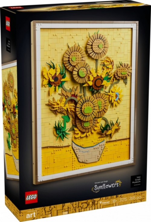 LEGO Bricks ART 31215 Vincent van Gogh Sunflowers