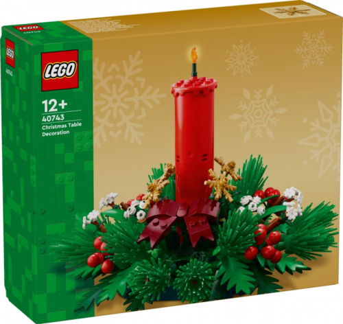 LEGO Klocki Iconic 40743 Świąteczna dekoracja stołu