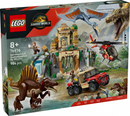 LEGO Bricks Jurassic World 76976 Spinosaurus & Quetzalcoatlus Air Mission