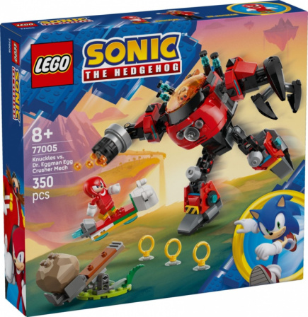 LEGO Knuckles vs. Dr. Eggman Egg Crusher Mech