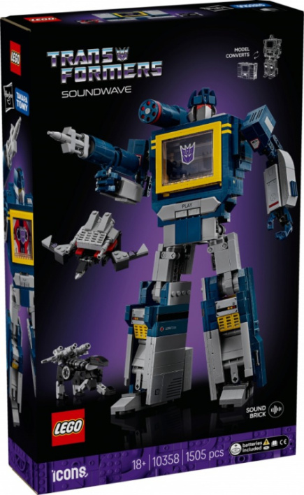 LEGO Klocki Icons 10358 Transformers: Soundwave