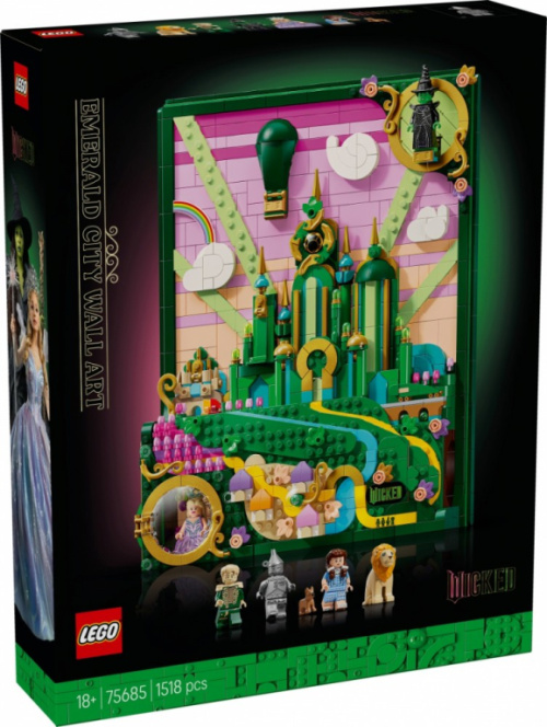 LEGO Klocki Wicked 75685 Obraz Emerald City