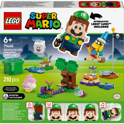 LEGO 71440 Super Mario Abenteuer mit dem interaktiven LEGO Luigi