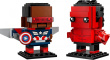 LEGO Bricks BrickHeadz 40668 Captain America & Red Hulk