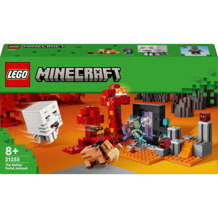 LEGO 21255 Minecraft Hinterhalt am Netherportal