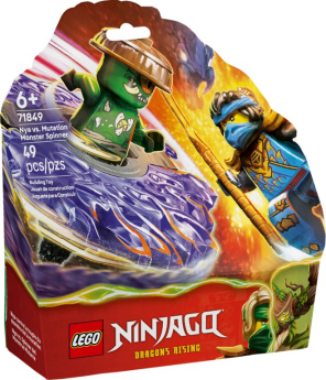 LEGO NINJAGO 71849 Nya vs Elemental Monster Spinner