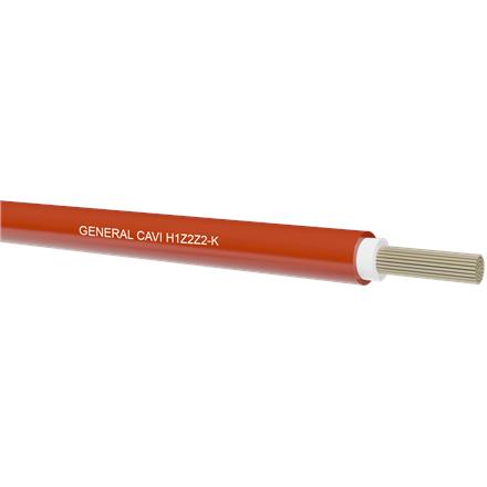 General Cavi | H1Z2Z2-K 1x4 Solar Cable, Red (500m)